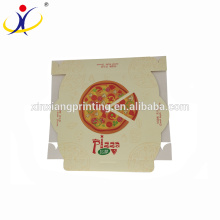 ¡Logotipo modificado para requisitos particulares! Impresión personalizada del cartón de la salida de la pizza del cartón blanco del diseño